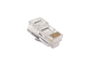 8 Pin Shielded Rj45 Connector , Lan Cable Connector Cable Network Accessories